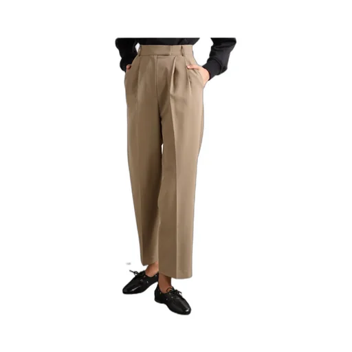Bea Pleated Tapered-Leg Pants