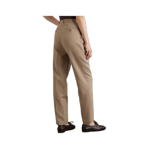 Bea Pleated Tapered-Leg Pants