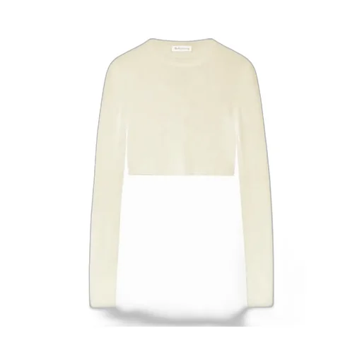Kazel Cropped Thin Knit Top