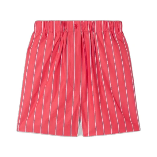 Lui Striped Cotton-Poplin Shorts