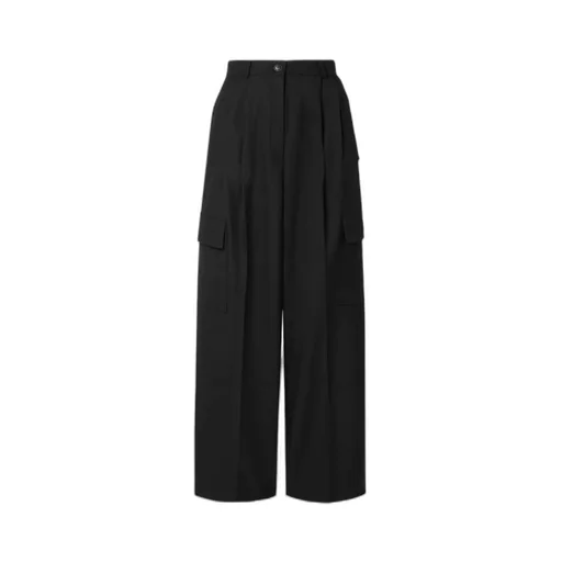 Maesa Wide-Leg Cargo Trousers