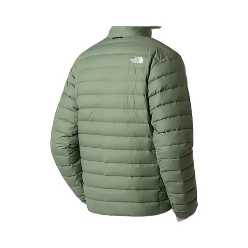 Logo Embroidered Zipped Down Jacket