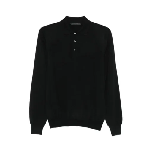 Long-Sleeved Polo Shirt