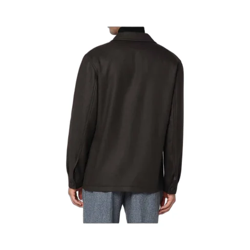 Diagonal Long Sleeved Overshirt