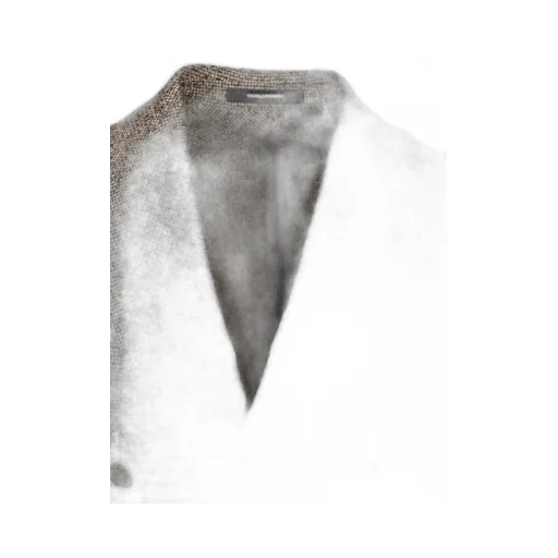 Double-Breasted Textured Blazer