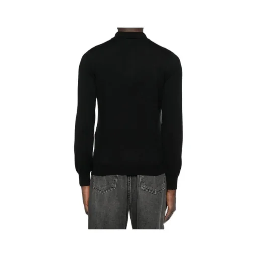 Long-Sleeved Polo Shirt