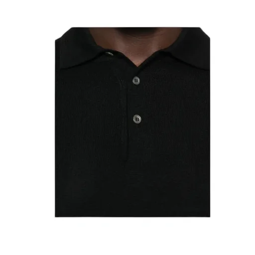 Long-Sleeved Polo Shirt