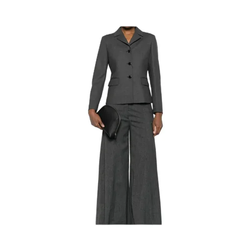 Long-Sleeved Suit Jacket
