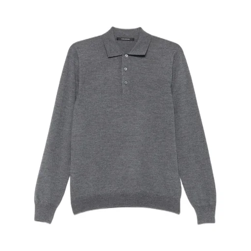 Long-Sleeved Polo Shirt