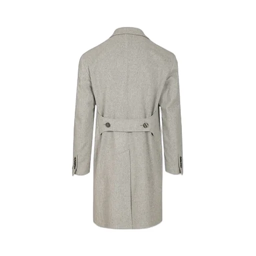 Double-Breasted Patch-Pocket Coat