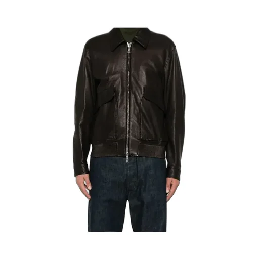 Long Sleeve Leather Jacket