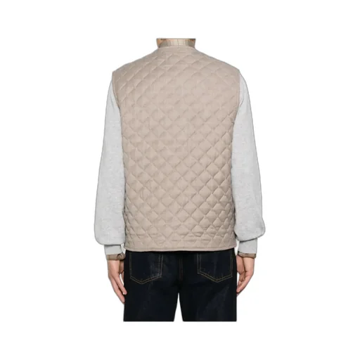 V-Neck Quilted Vest