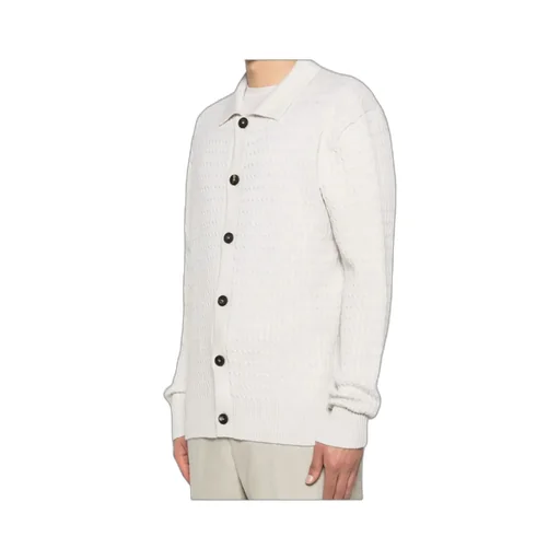 Long-Sleeved Knitted Cardigan