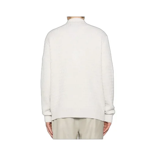 Long-Sleeved Knitted Cardigan