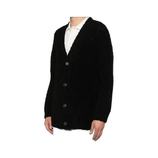 Long-Sleeved Knitted Cardigan