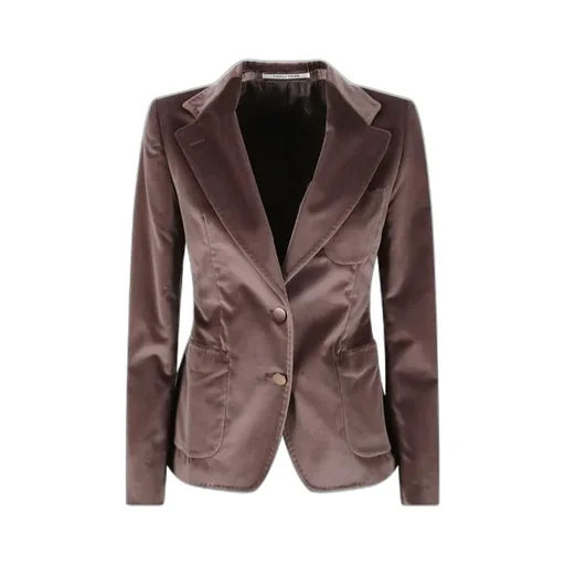 Single Breasted Velvet Jacket