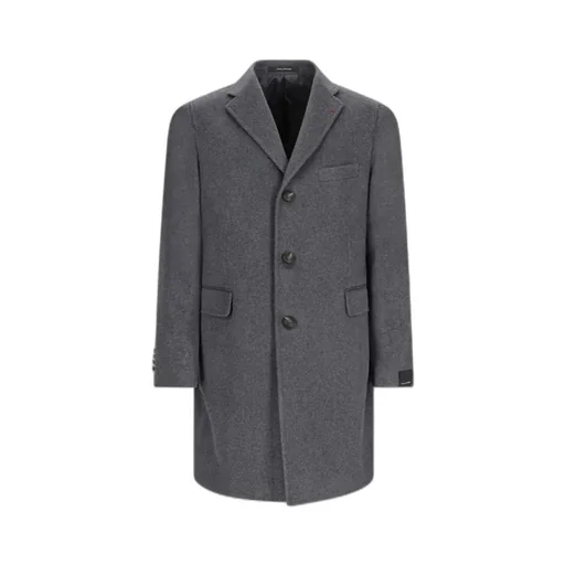 Three-Button Wool Coat