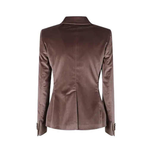 Single Breasted Velvet Jacket