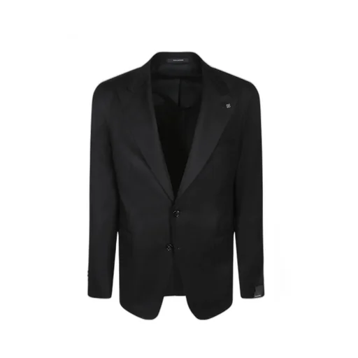 Two-Button Wool-Silk Jacket