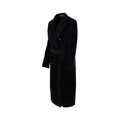 Belted Double-Breasted Coat