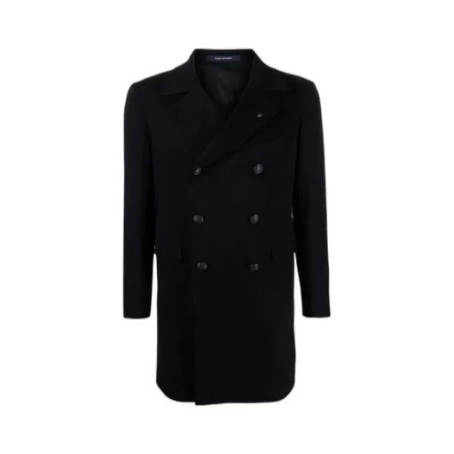 Double-Breasted Wool-Blend Coat