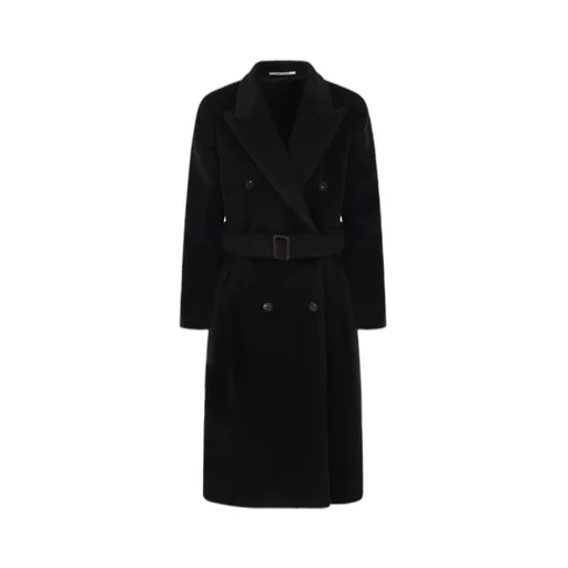 Belted Double-Breasted Coat