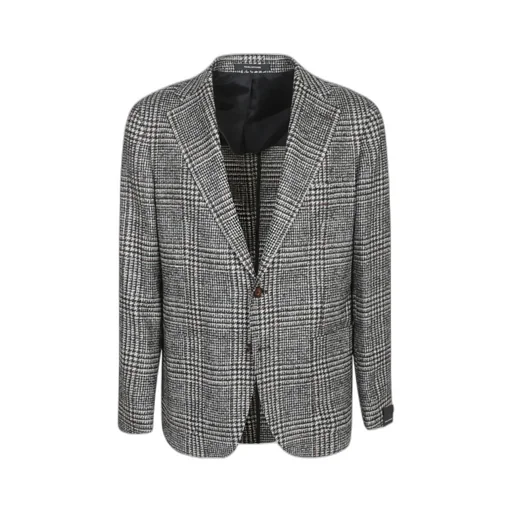 Check Pattern Tailored Jacket