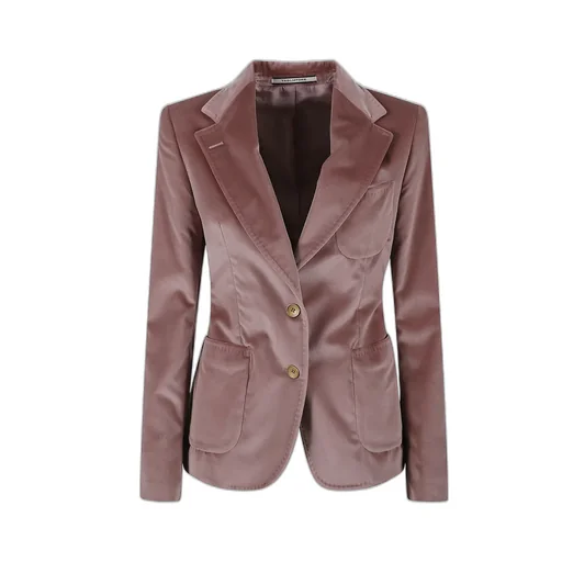 Single Breasted Velvet Jacket