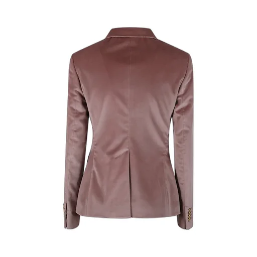 Single Breasted Velvet Jacket