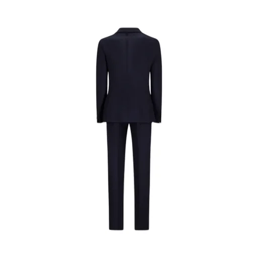 Single-Breasted Textured Suit