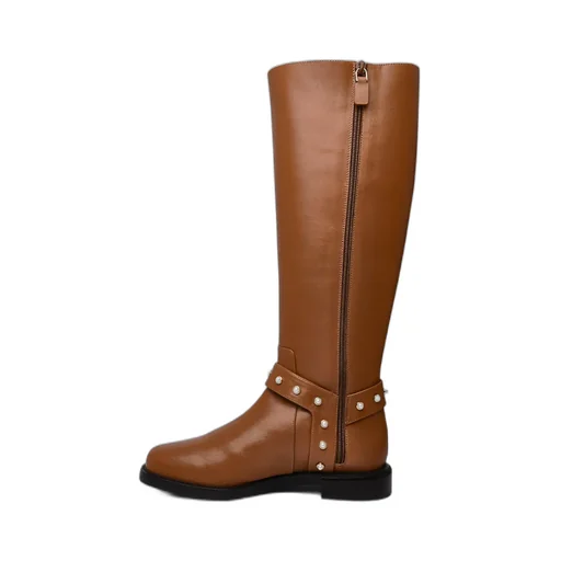 Round Head Zipper Boots