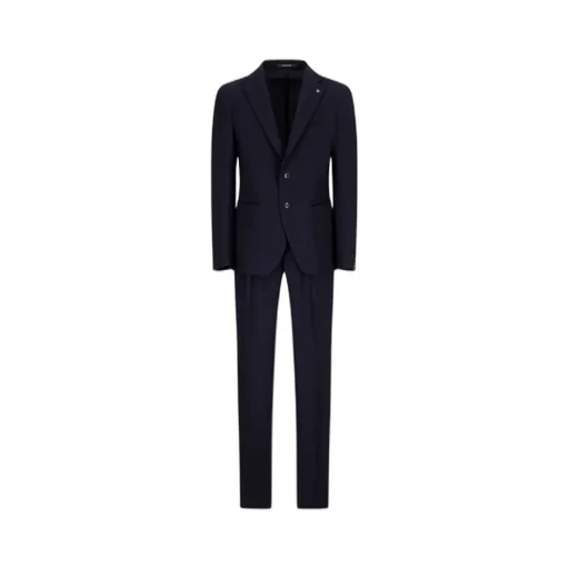Single-Breasted Textured Suit
