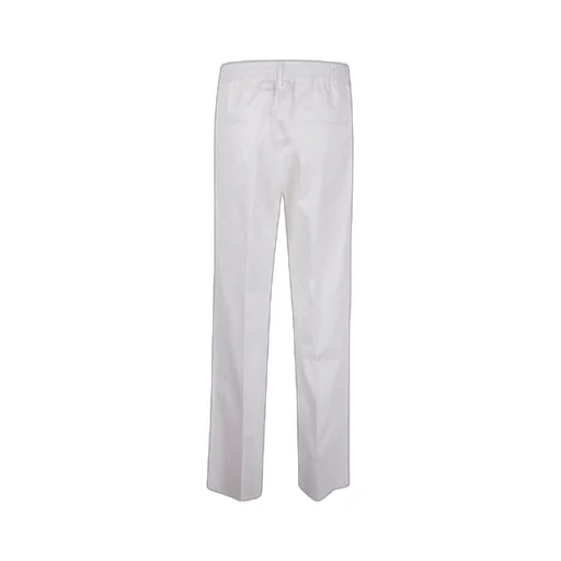 Cotton Straight-Leg Trousers