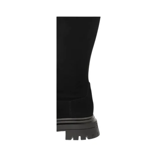 Tie-Fastened Thigh High Boots