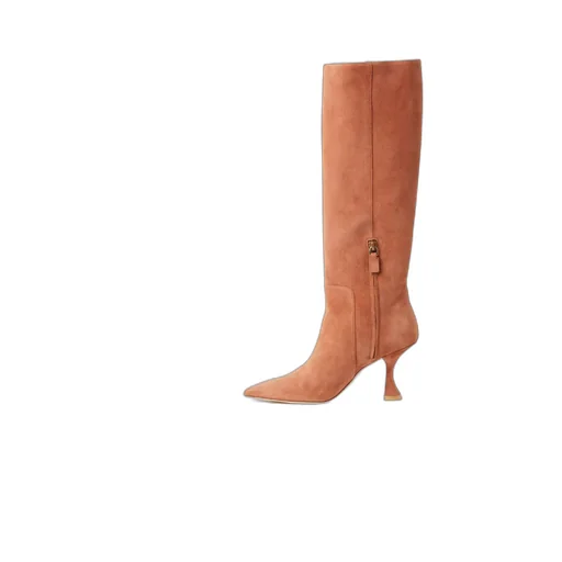 Pointed-Toe High-Heel Boots
