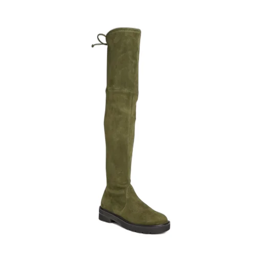 Knee-Length Round-Head Boots