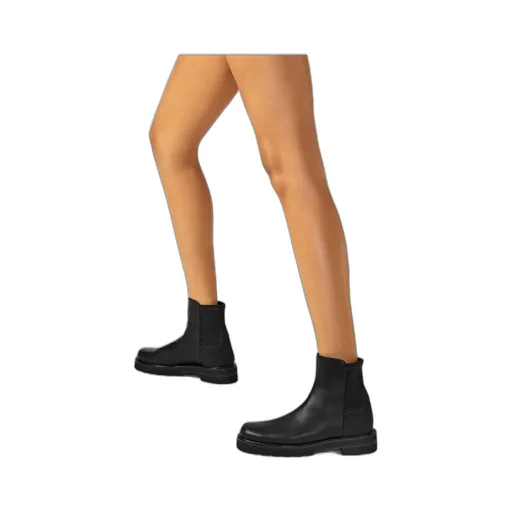 Two-Tone Ankle Boots