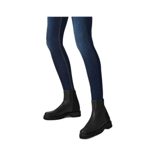 Two-Tone Ankle Boots