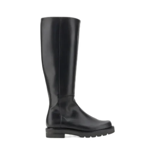 Knee-Length Leather Boots