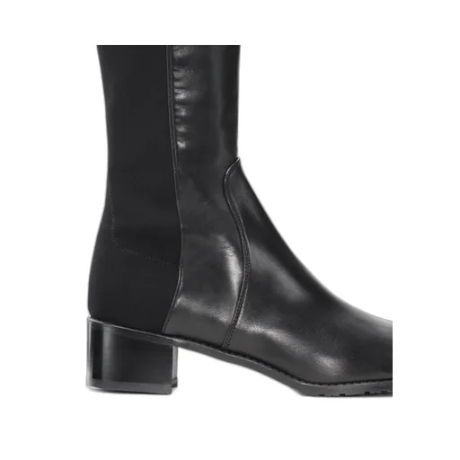 Panelled Almond Toe Boots
