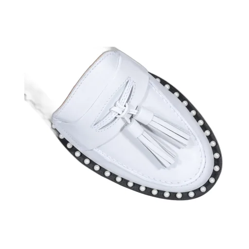 Logo Fringed Flat Shoes