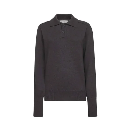 Ribbed Polo Knitwear