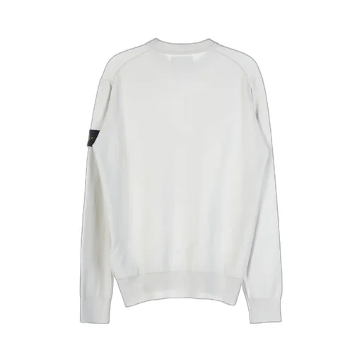 Compass-Patch Cotton Jumper