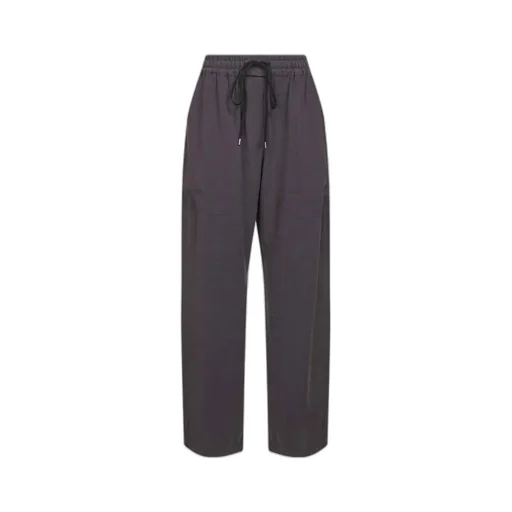 Drawstring Straight Leg Trousers