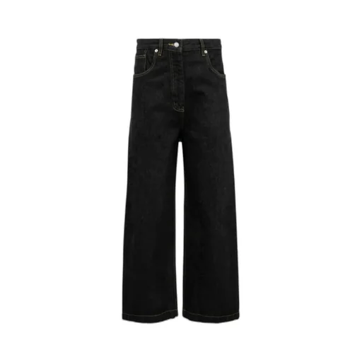 Wide-Leg Organic Jeans