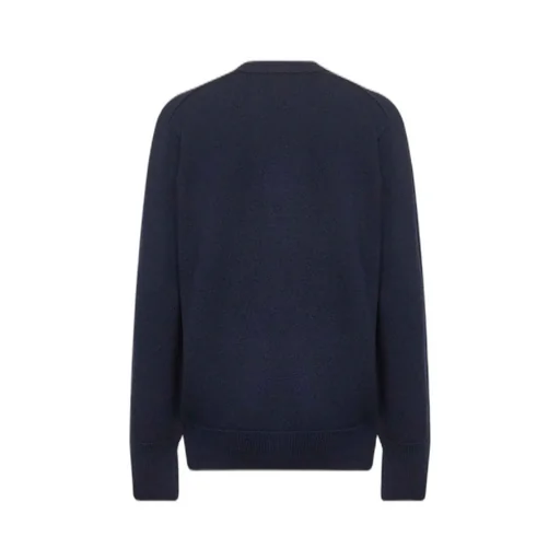 Buttoned V-Neck Knitwear