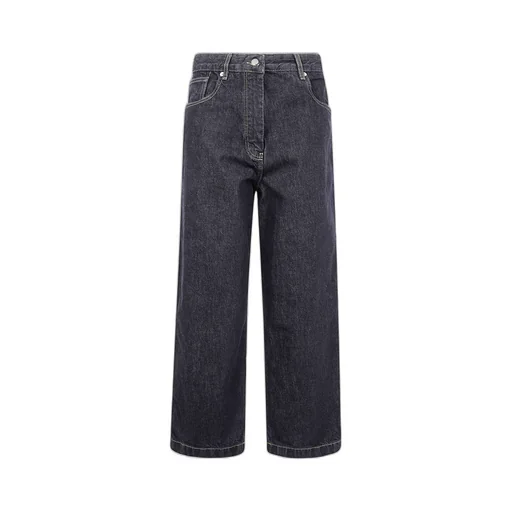 Wide-Leg Organic Jeans