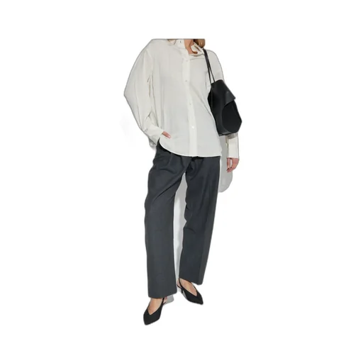Double Pleated Wide-Leg Pants