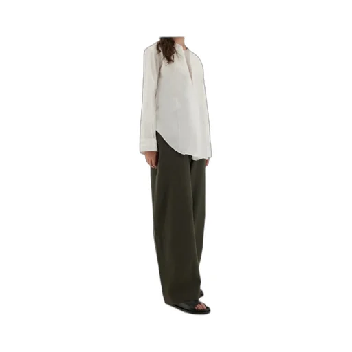 Pleat-Detail Blouse