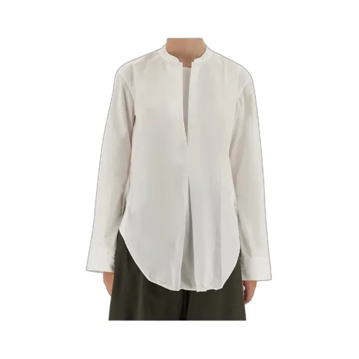 Pleat-Detail Blouse